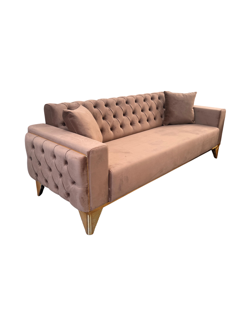 VENICE 3+2 Seater Sofa Set – Cream - Image 5