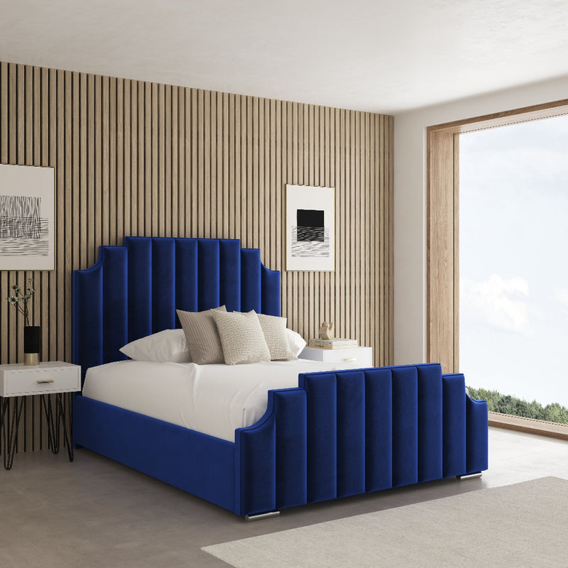 BARCELONA FABRIC UPHOLSTERED BED FRAME - Image 2