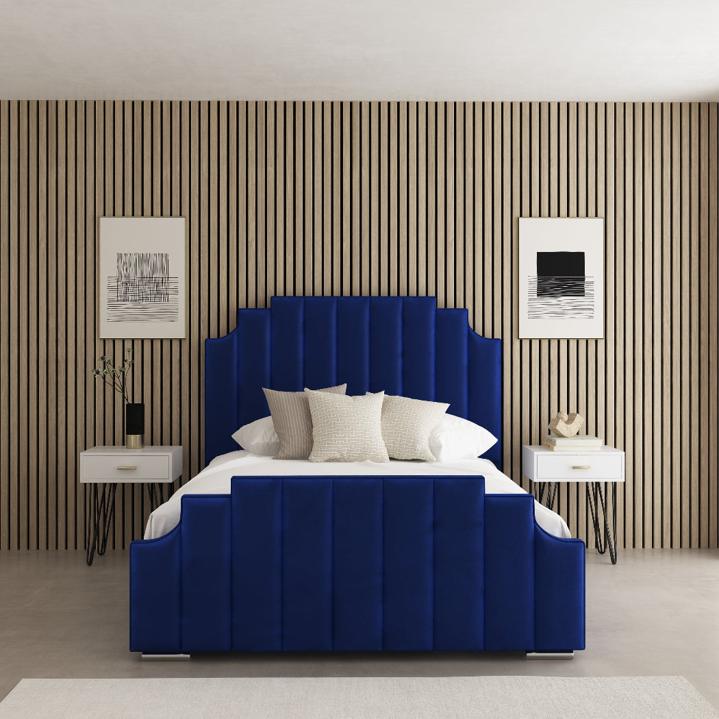 BARCELONA FABRIC UPHOLSTERED BED FRAME - Image 7