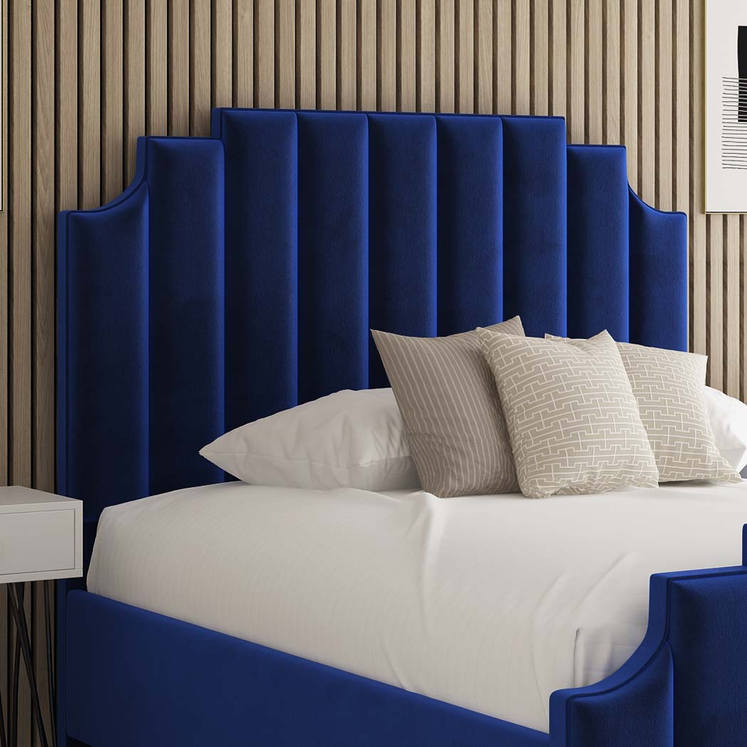 BARCELONA FABRIC UPHOLSTERED BED FRAME - Image 3
