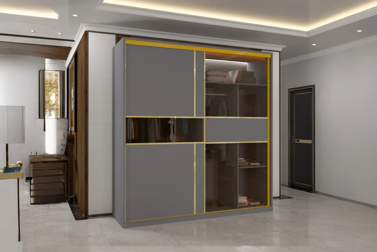 Pure MDF sliding Door Wardrobe (Wowcher)