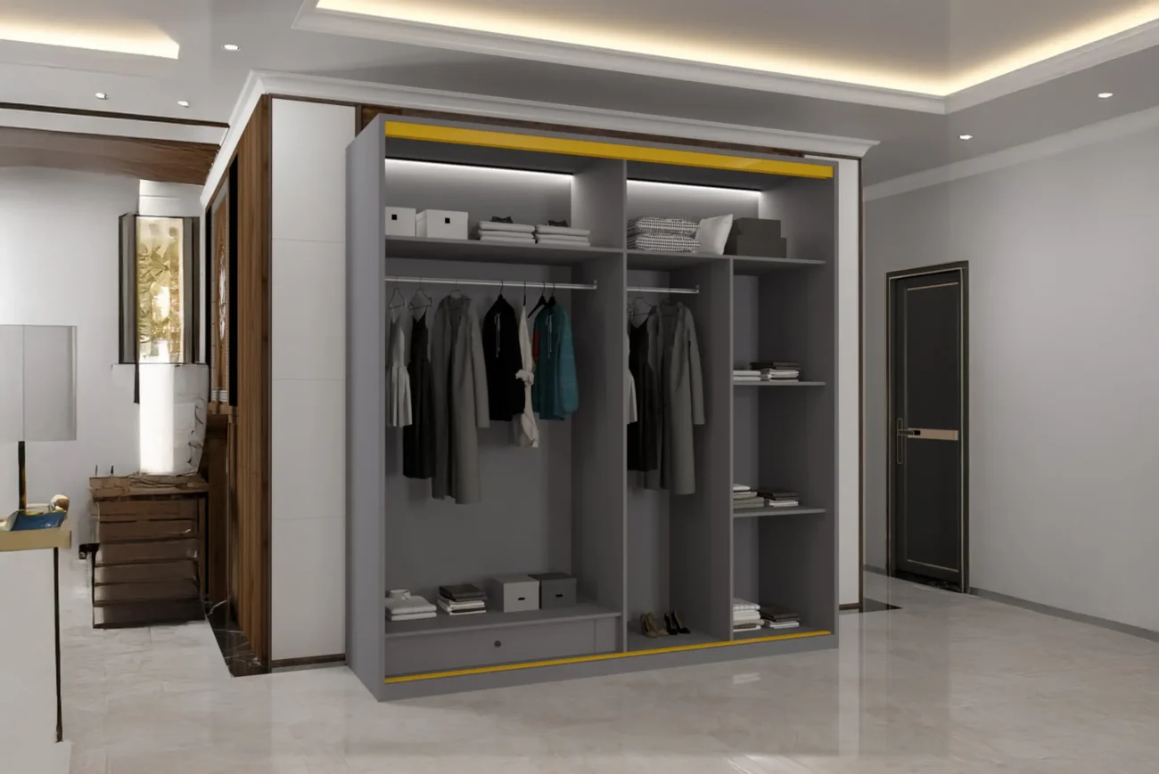 Pure MDF sliding Door Wardrobe (Wowcher) - Image 2