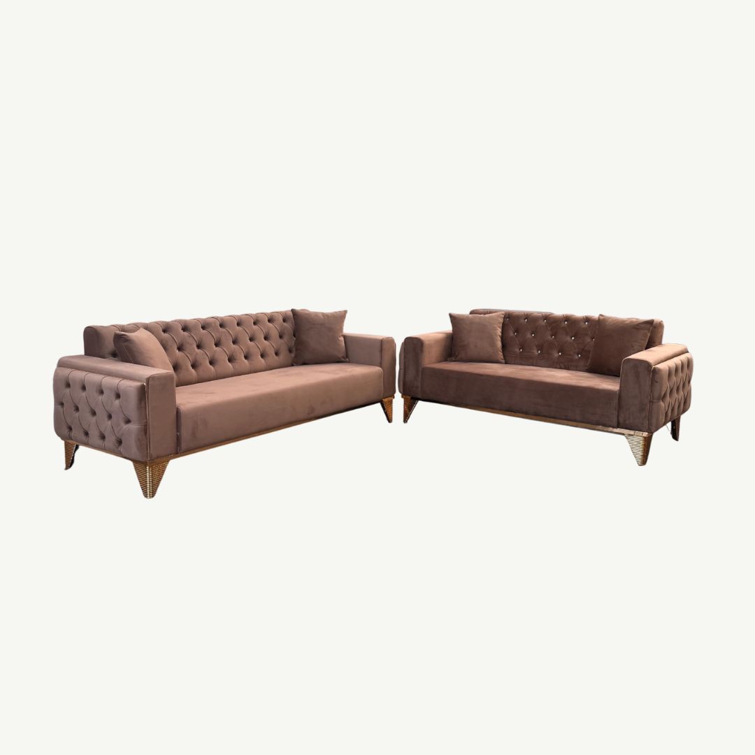 VENICE 3+2 Seater Sofa Set – Cream