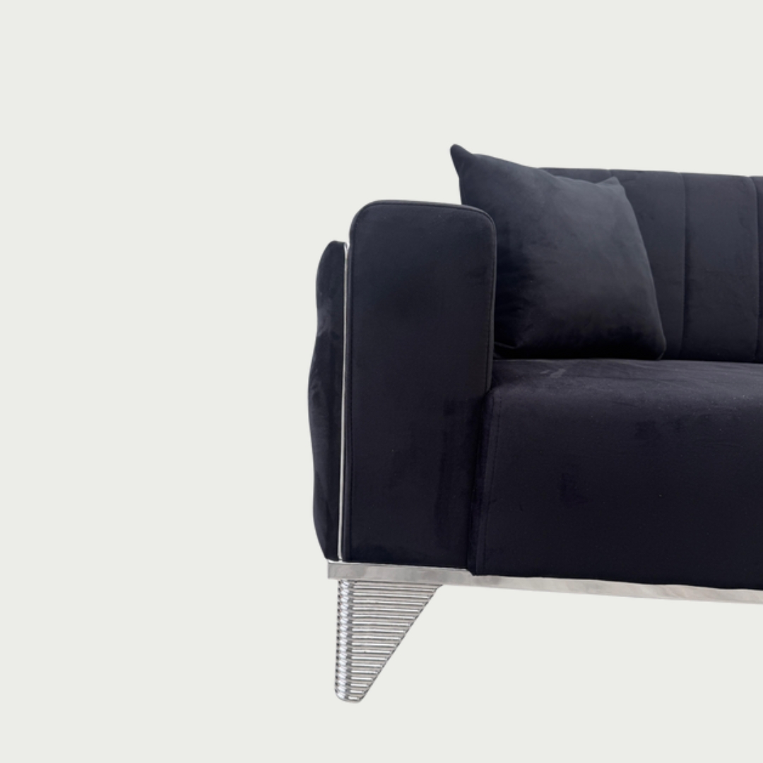 VENICE 3+2 SEATER SOFA - CREAM - Image 3
