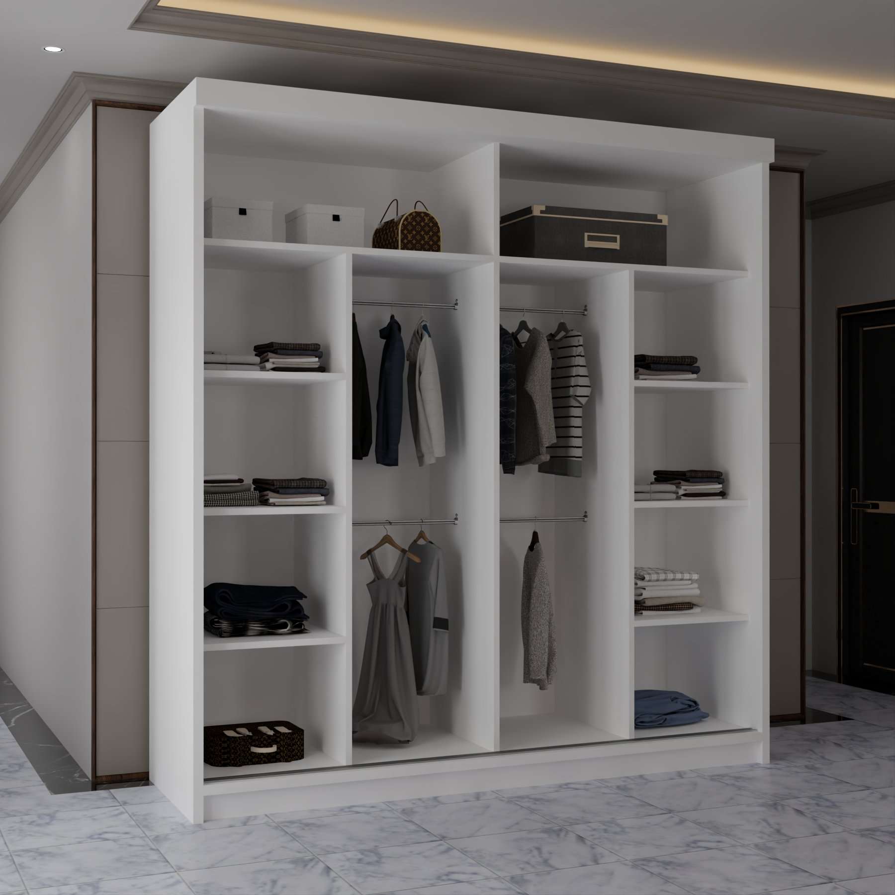 Ribon Sliding door Wardrobe(Lisbon5th) - Image 3
