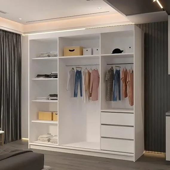 Collin sliding door Wardrobe (DB) - Image 6