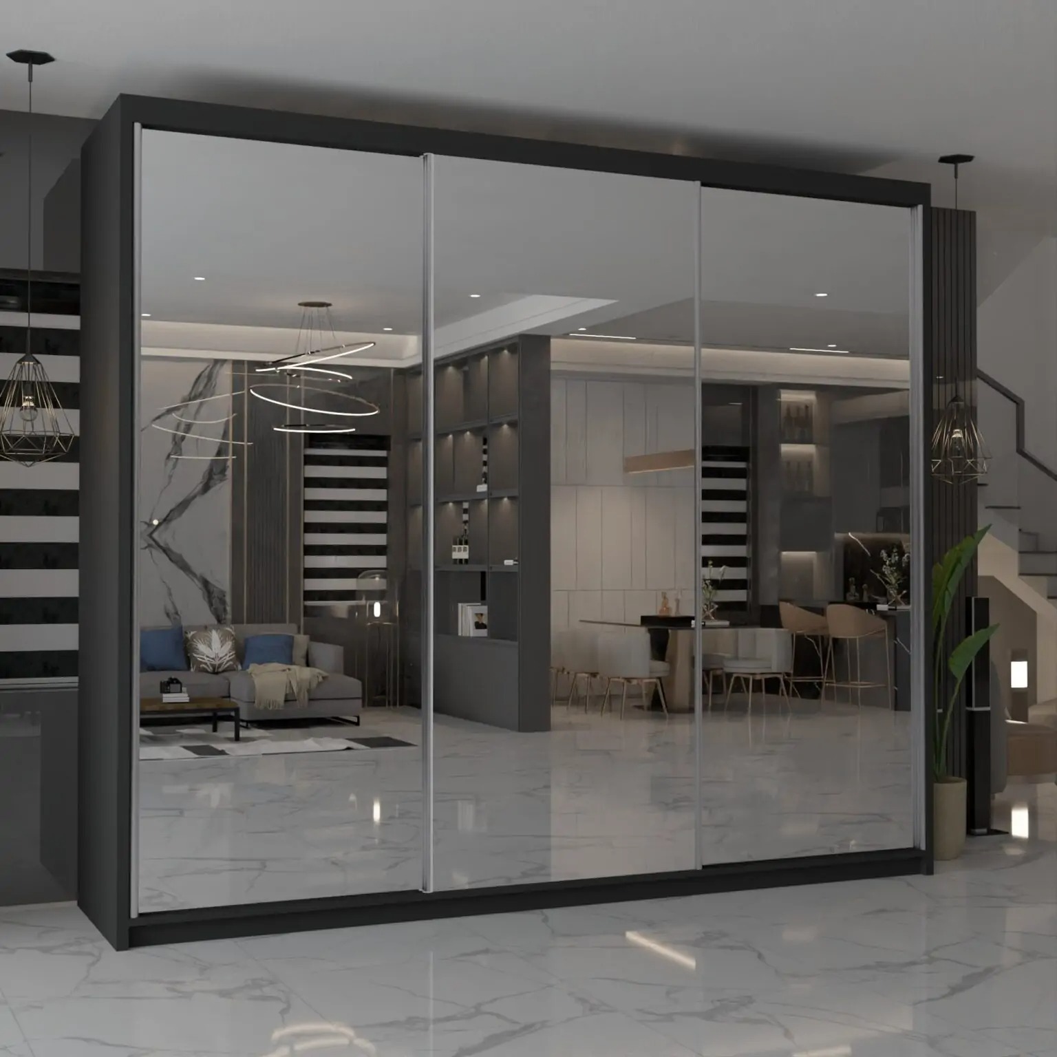 New Chicago Sliding door Wardrobe (MN BQ)