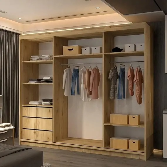 Collin sliding door Wardrobe (DB) - Image 10