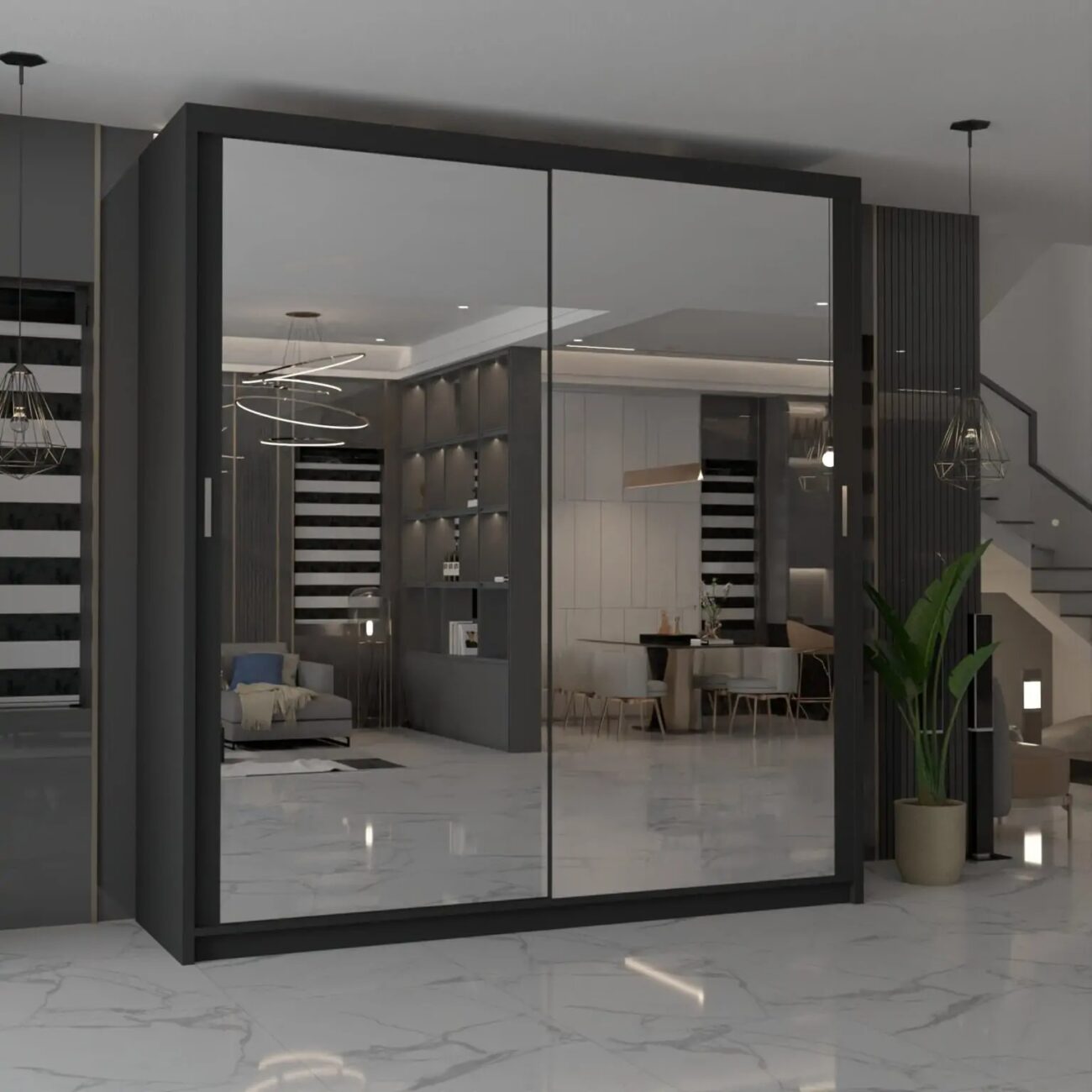 New Chicago Sliding door Wardrobe (MN BQ) - Image 8