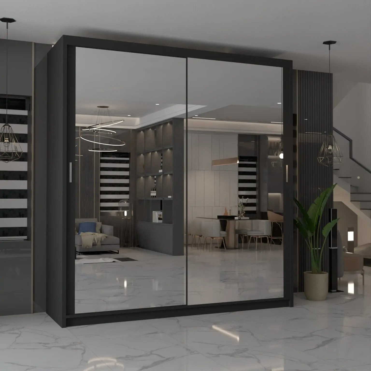New Chicago Sliding door Wardrobe (MN BQ) - Image 8