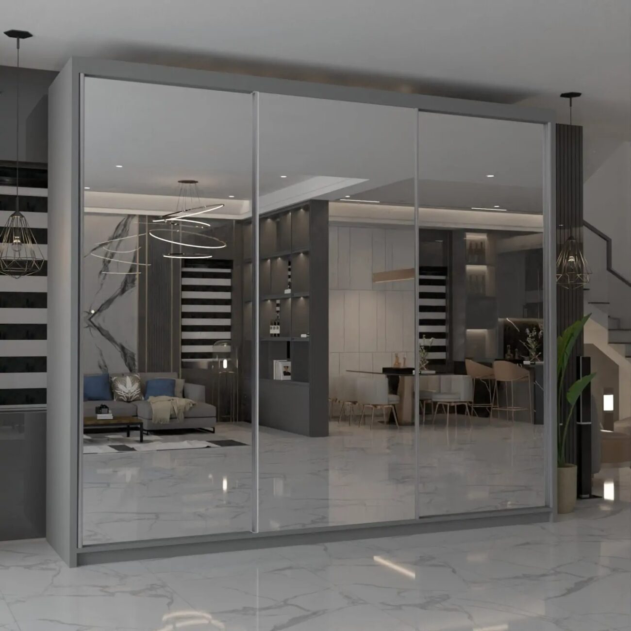 New Chicago Sliding door Wardrobe (MN BQ) - Image 4