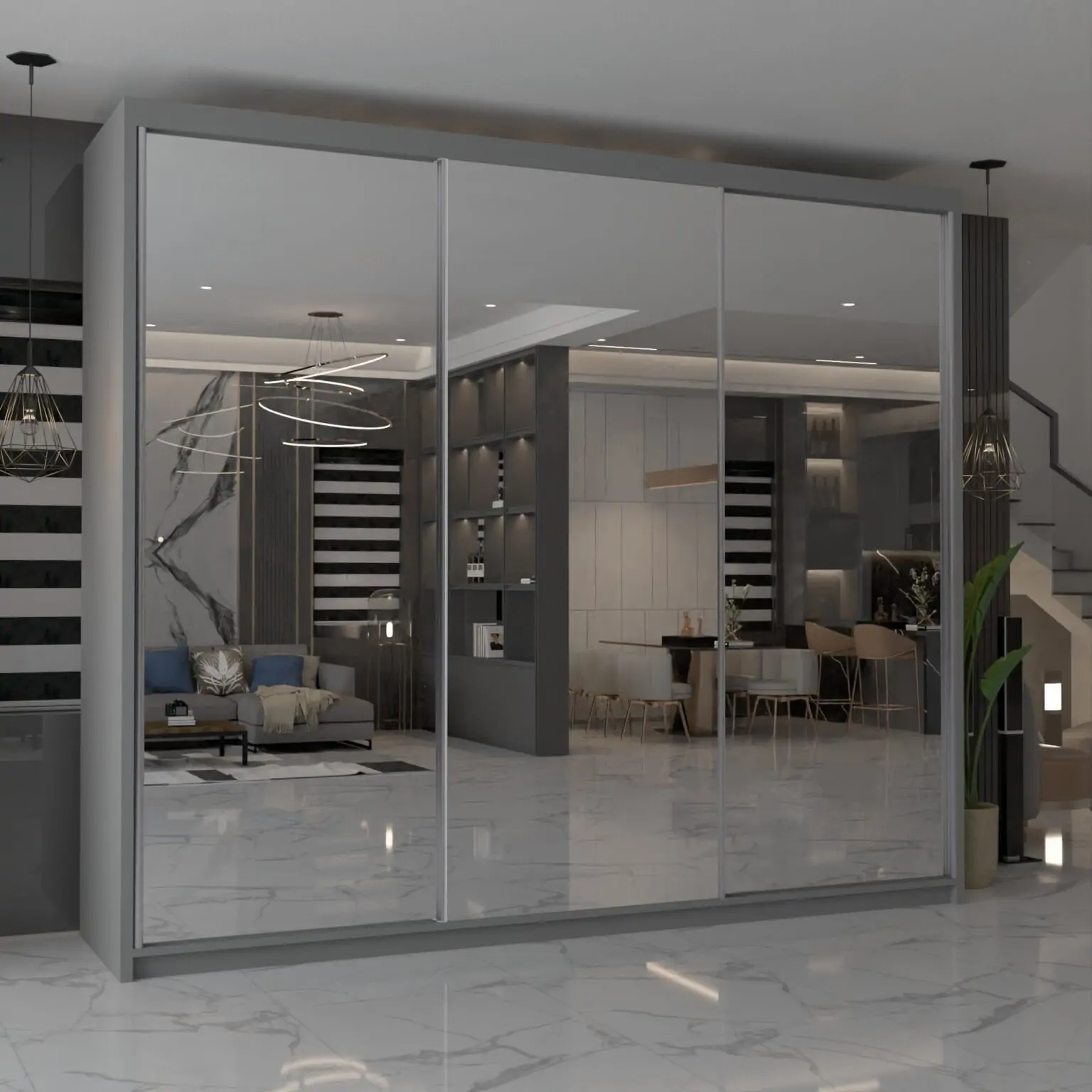 New Chicago Sliding door Wardrobe (MN BQ) - Image 4