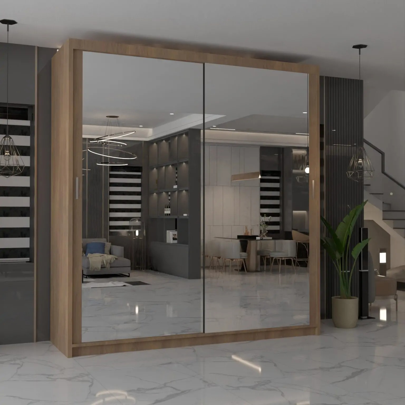 New Chicago Sliding door Wardrobe (MN BQ) - Image 2