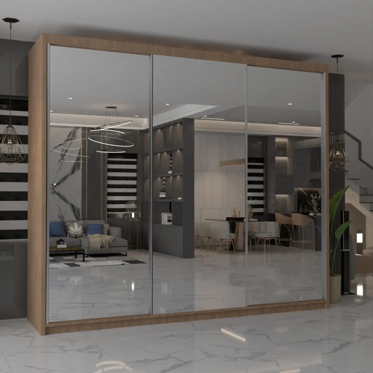 New Chicago Sliding door Wardrobe (MN BQ) - Image 7