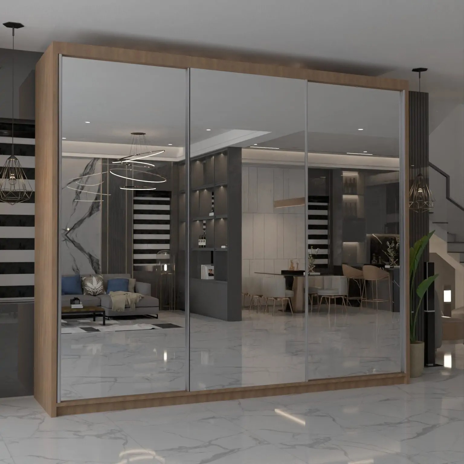 New Chicago Sliding door Wardrobe (MN BQ) - Image 7