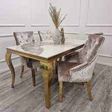 Bentley Gold Dining Chair - Image 2