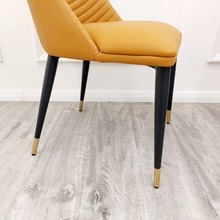 Alba Leather Dining Chair - Image 3