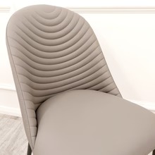 Alba Leather Dining Chair - Image 4