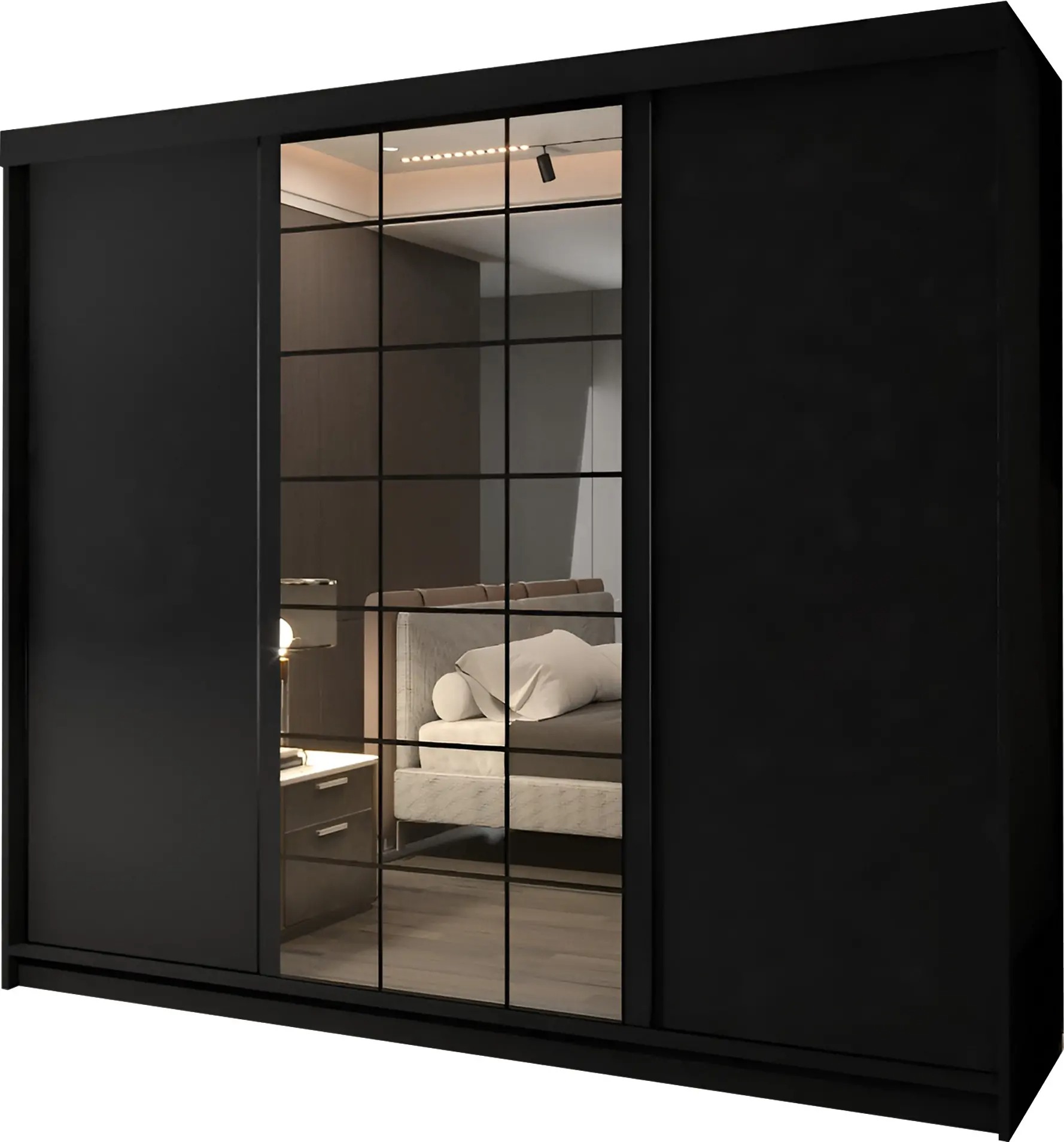Collin sliding door Wardrobe (DB) - Image 5