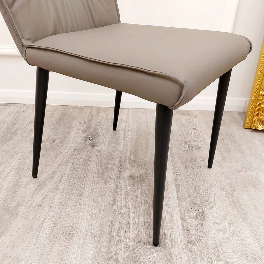Flora Leather Dining Chair - Image 2
