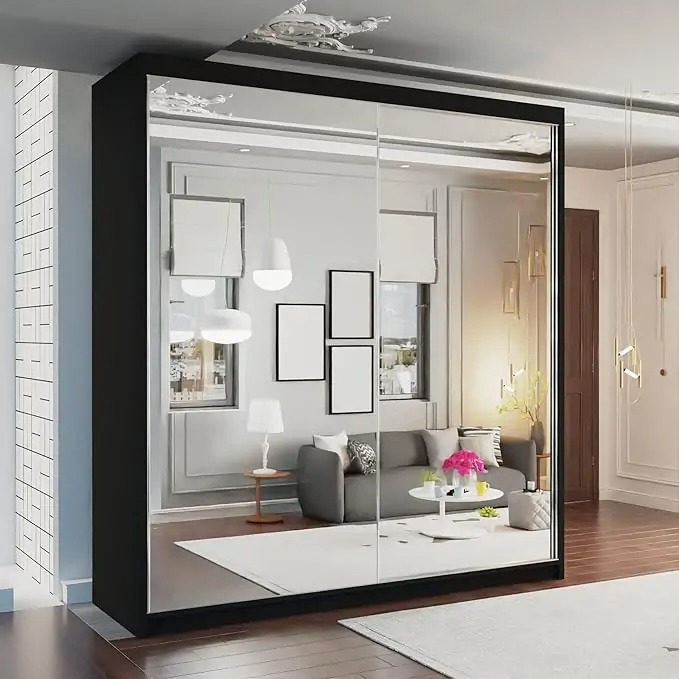 Queen Sliding Door Wardrobe - Image 2