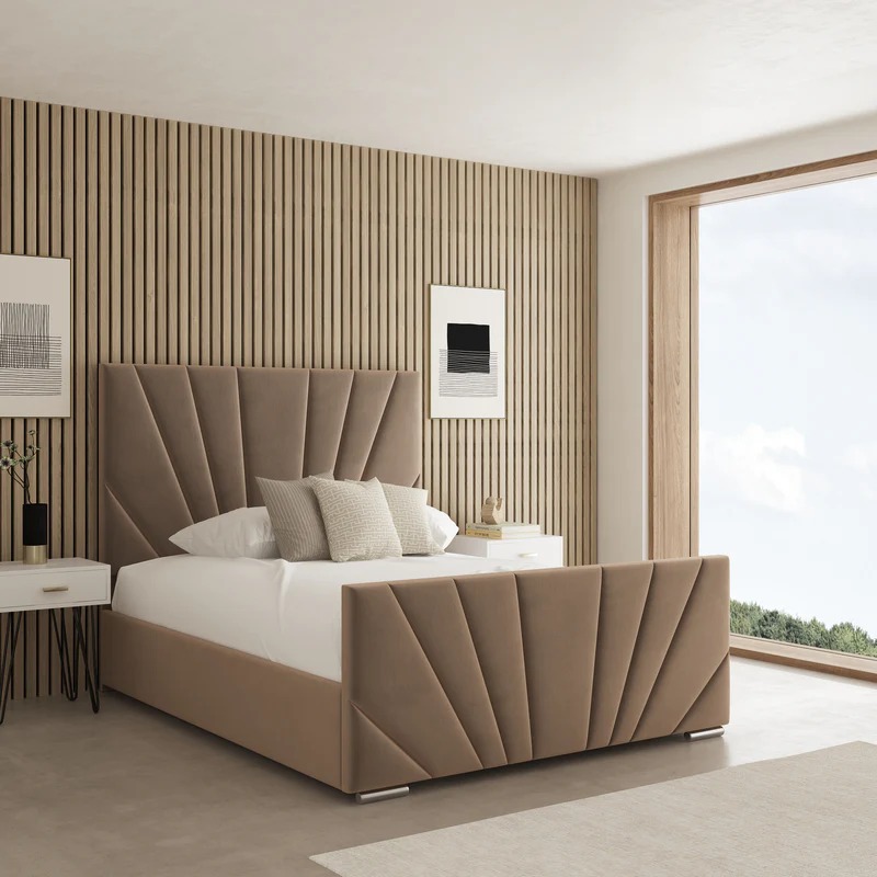 LUMINA SUNRISE FABRIC UPHOLSTERED BED FRAME - Image 4