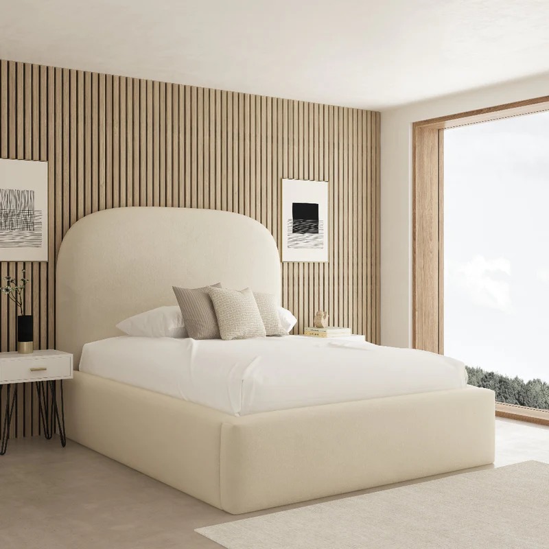 PORTOFINO FABRIC UPHOLSTERED BED FRAME - Image 4