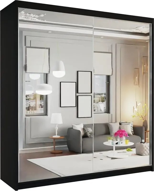 Queen Sliding Door Wardrobe - Image 3