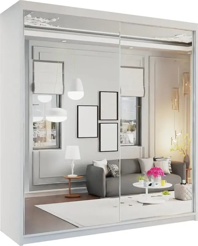 Queen Sliding Door Wardrobe - Image 5
