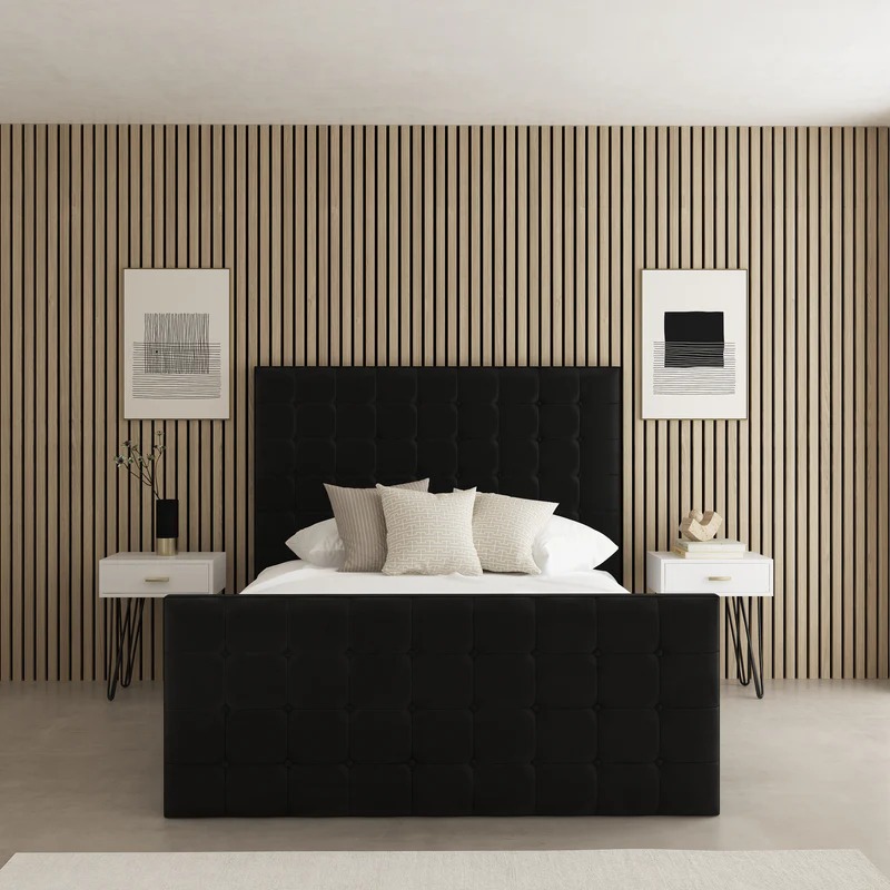 FLORENCE FABRIC UPHOLSTERED BED FRAME - Image 5