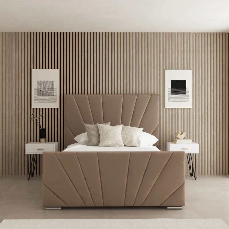 LUMINA SUNRISE FABRIC UPHOLSTERED BED FRAME - Image 5