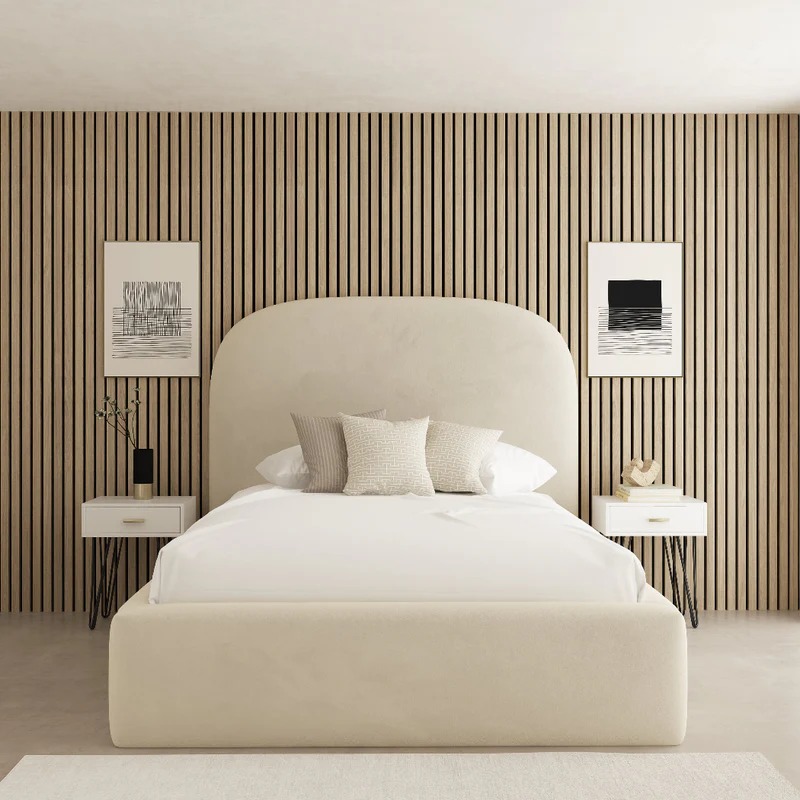 PORTOFINO FABRIC UPHOLSTERED BED FRAME - Image 6