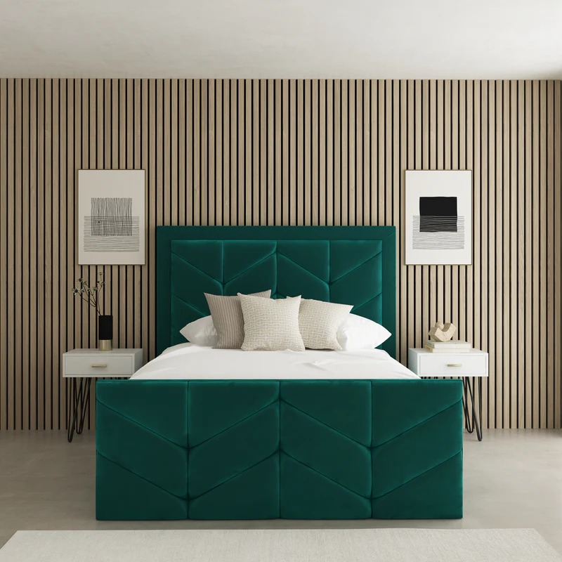SEVILLE FABRIC UPHOLSTERED BED FRAME - Image 7