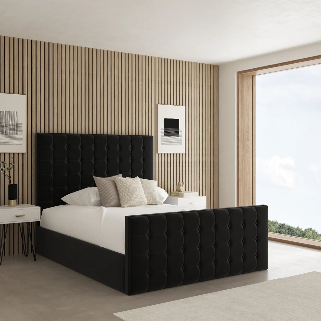 FLORENCE FABRIC UPHOLSTERED BED FRAME - Image 6