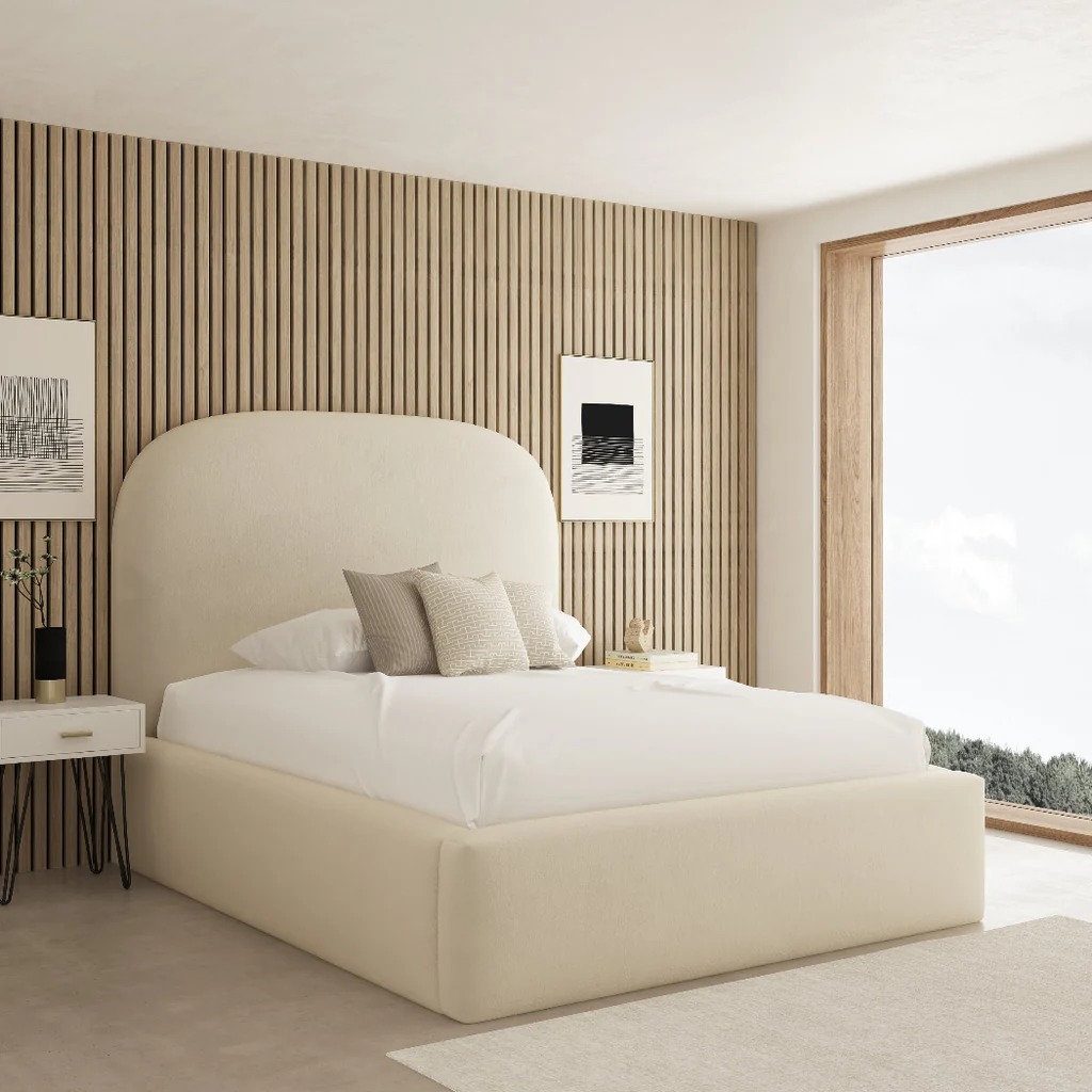 PORTOFINO FABRIC UPHOLSTERED BED FRAME - Image 5
