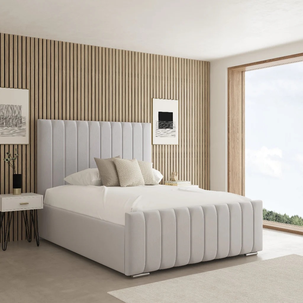 VALENCIA FABRIC UPHOLSTERED BED FRAME - Image 5