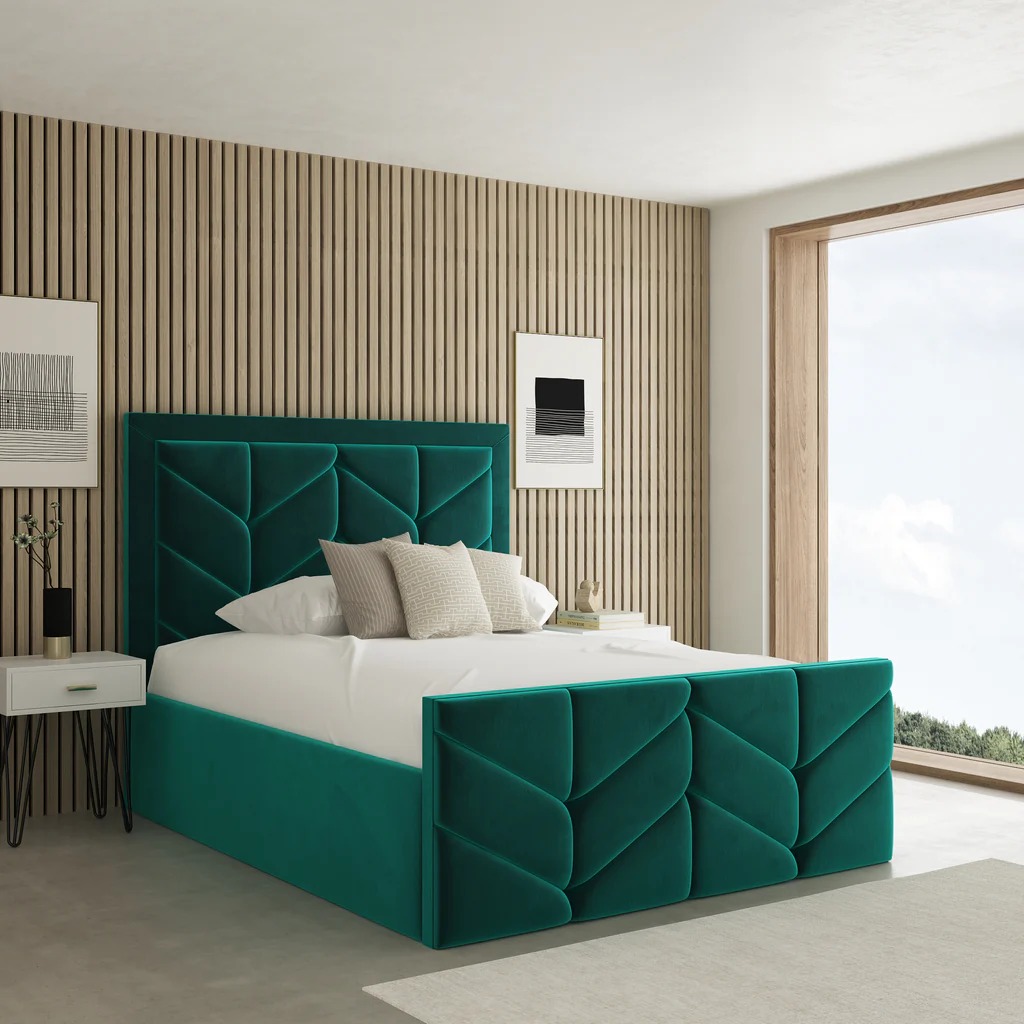 SEVILLE FABRIC UPHOLSTERED BED FRAME - Image 3