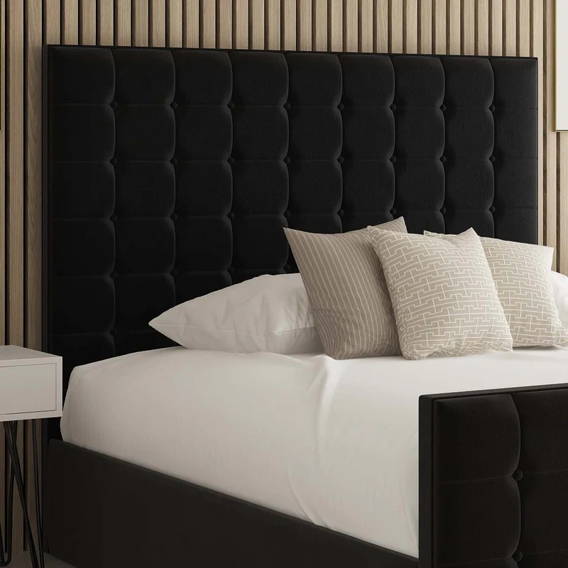 FLORENCE FABRIC UPHOLSTERED BED FRAME - Image 7