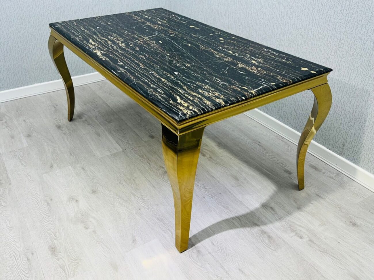 Sofia Black & Gold Dining Table – All Sizes - Image 7
