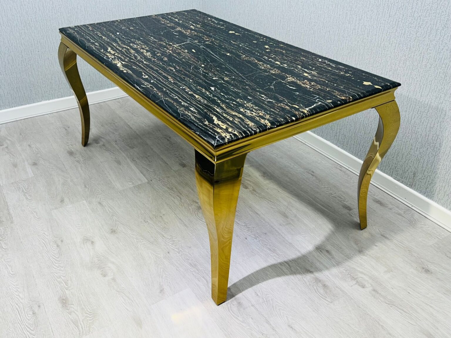 Sofia Black & Gold Dining Table – All Sizes - Image 7